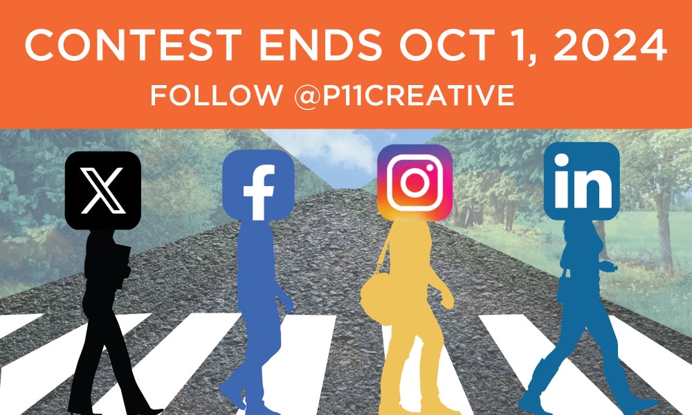 P11creative News - Follow us & win big!